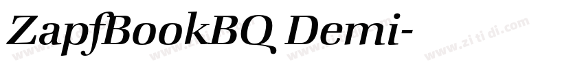 ZapfBookBQ Demi字体转换 ZapfBookBQ Demi字体转换